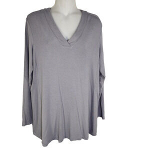 Susan Graver Lifestyle Womens Spa Knit Petite A Line Tunic Top Petite MP A516315